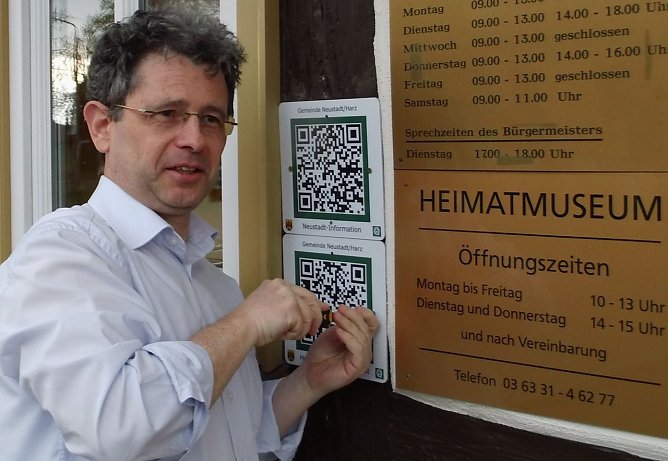 Dirk Erfurt schraubt die Codes an (Foto: privat)