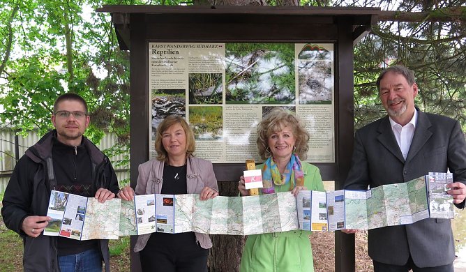 Neue Informationstafeln (Foto: nnz)