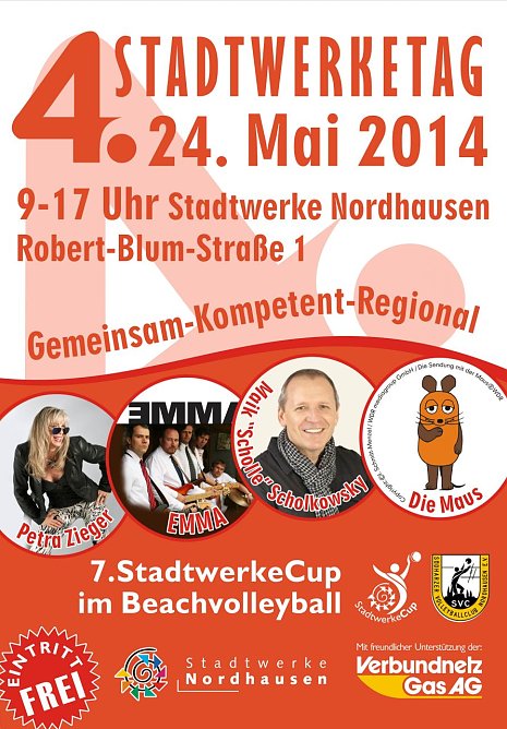 Programm zum vierten Stadtwerketag (Foto: Stadtwerke Nordhausen)