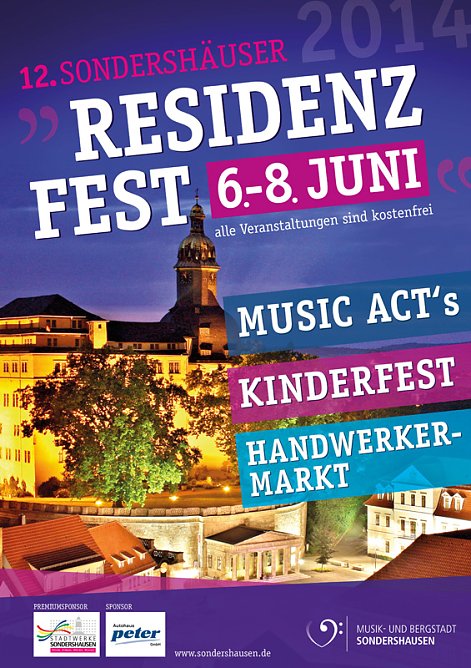 Residenzfest Sondershausen im Zeichen junger Leute (Foto: Stadt Sondershausen)