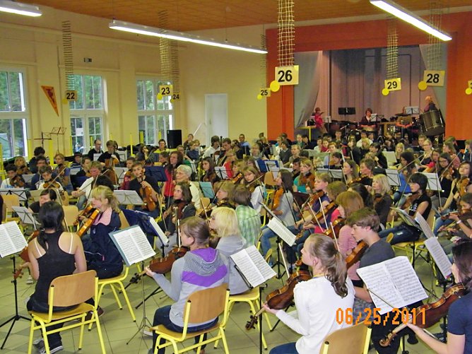 Feuerkuppe Treffpunkt f&uuml;r Orchester (Foto: Landesmusikrat)