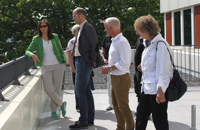 Zu Besuch am Grimmelhof (Foto: A. Spiegel)