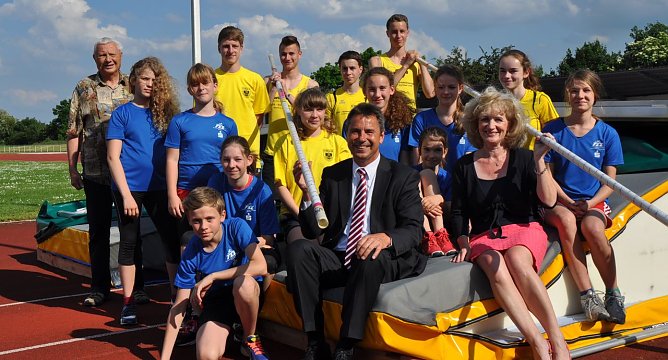 Hoch hinaus auf neuer Anlage (Foto: KSK) Hoch hinaus auf neuer Anlage (Foto: KSK)