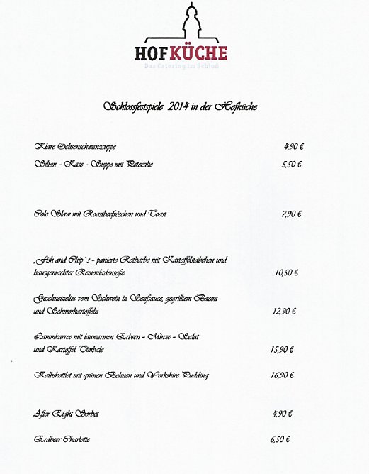 Schlossfestspiele in der Hofk&uuml;che  (Foto: Karl-Heinz Herrmann)