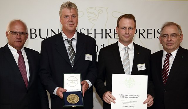 Bundesehrenpreis f&uuml;r Helbing (Foto: DLG)