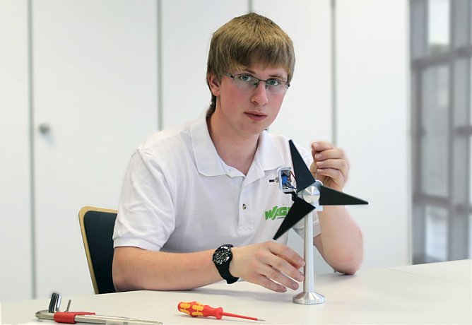 Zweiter Tag der Ausbildung... (Foto: Wago)