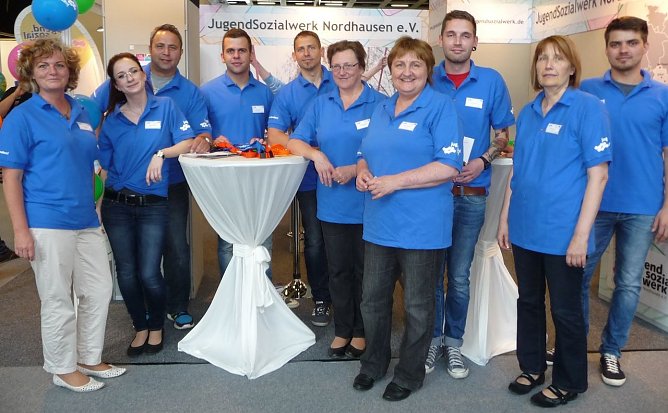 Das Team vom Jugendsozialwerk Nordhausen (Foto: J&ouml;dicke)