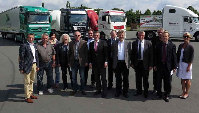 Akteure und Partner werben f&uuml;r den Berufsaktionstag (Foto: nnz)