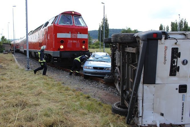 Bahn&uuml;bung (Foto: Karl-Heinz Herrmann)