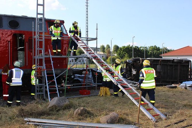 Bahn&uuml;bung (Foto: Karl-Heinz Herrmann)