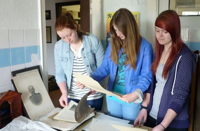 Sonderausstellung wird vorbereitet (Foto: privat) Sonderausstellung wird vorbereitet (Foto: privat)