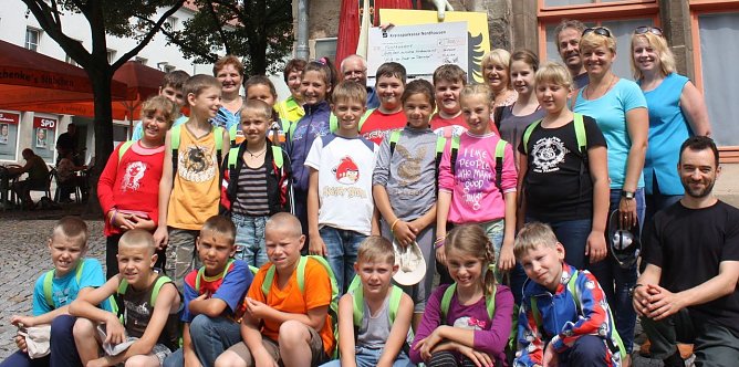 Besuch im Rathaus (Foto: P. Grabe|Stadtverwaltung Nordhausen)