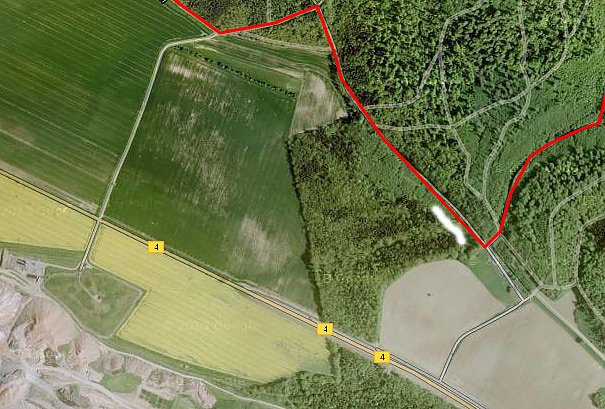 Aufpassen am Wanderweg (Foto: Karl-Heinz Herrmann)