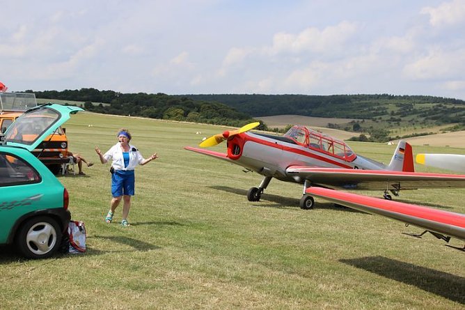 Morgen gro&szlig;e Flugschau (Foto: Karl-Heinz Herrmann)