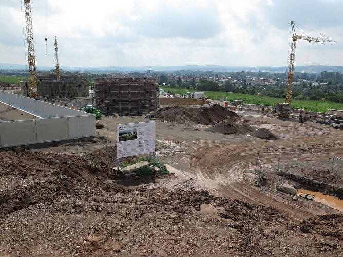 Blick auf die Baustelle bei Bielen (Foto: nnz)