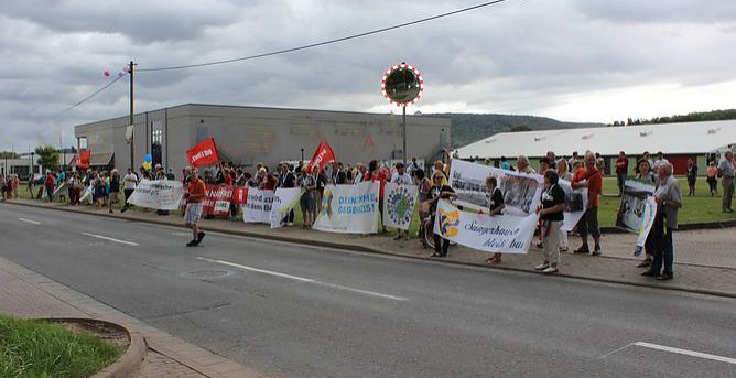Zeichen gegen Rechts gesetzt (Foto: Karl-Heinz Herrmann)