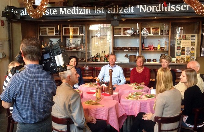 Dreharbeiten in der "Tradi" (Foto: privat)