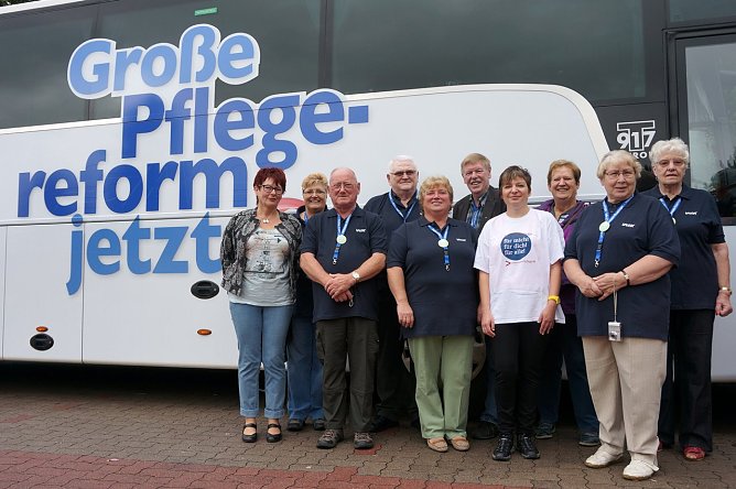 Der VdK Info Bus (Foto: Sandra Witzel) Der VdK Info Bus (Foto: Sandra Witzel)