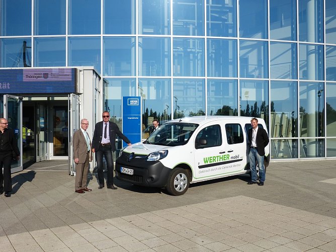 Vorstellung des "Werther Mobils" in Erfurt (Foto: privat/Gemeinde Werther) Vorstellung des "Werther Mobils" in Erfurt (Foto: privat/Gemeinde Werther)