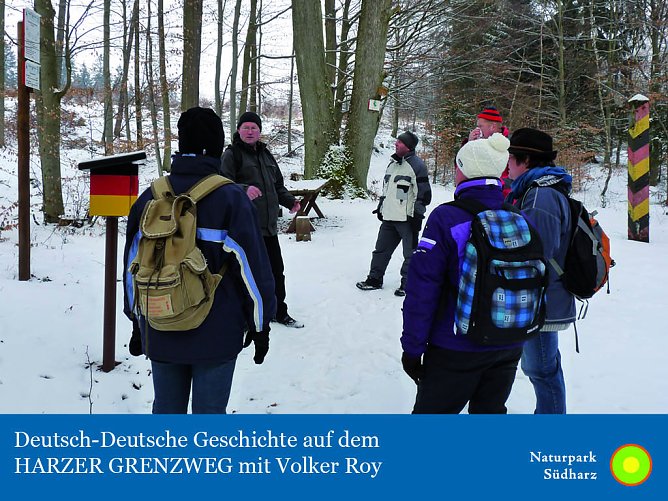 Grenzwanderung (Foto: Christian Schelauske Naturpark Südharz) Grenzwanderung (Foto: Christian Schelauske Naturpark Südharz)