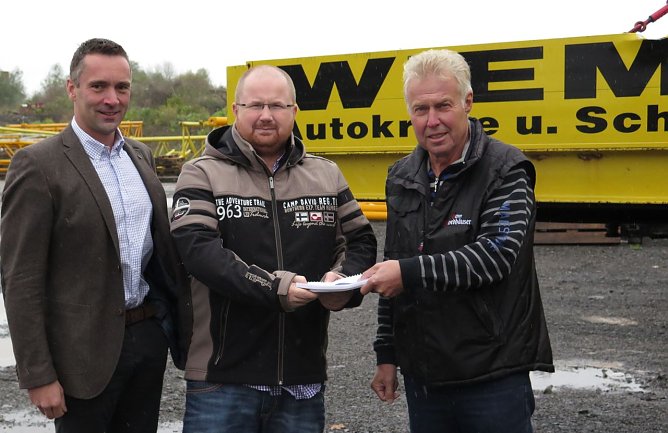 Von links: Niels Neu, Tobias Jung, Hans-Joachim Junker (Foto: NUV)