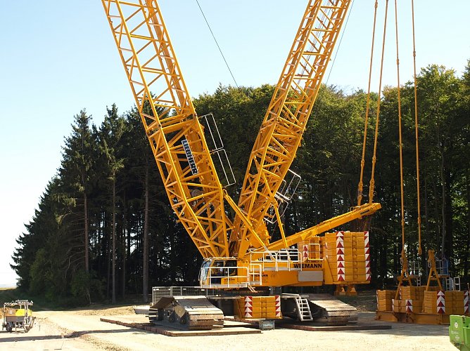 Raupendrehkran der Firma Wiemann (Foto: NUV)