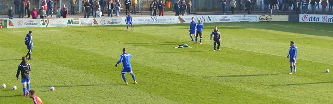 Bald geht es los - das letzte Heimspiel in diesem Jahr (Foto: nnz)