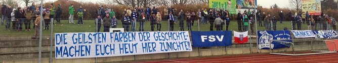 Fans aus Nordhausen in Halberstadt (Foto: Bernd Peter)