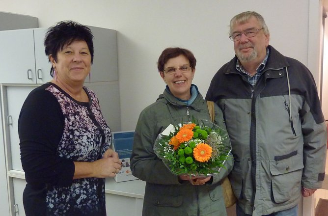 Erste Bürger begrüßt (Foto: Stadtverwaltung Bleicherode) Erste Bürger begrüßt (Foto: Stadtverwaltung Bleicherode)