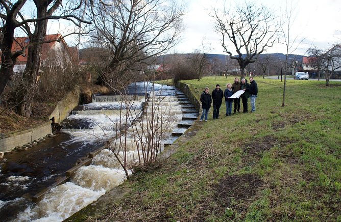 Die Fischtreppe am Seigerhüttenweg (Foto: Prof. Axel Stödter) Die Fischtreppe am Seigerhüttenweg (Foto: Prof. Axel Stödter)