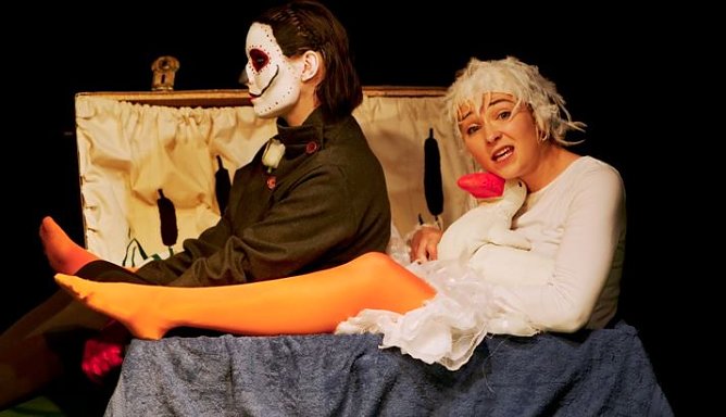 Kindertheater "Ente, Tod und Tulpe" (Foto: bernd seydel, gotha / www.artderstadt.de/ )