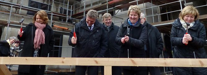 Richtfest in der Geseniusstraße (Foto: nnz) Richtfest in der Geseniusstraße (Foto: nnz)