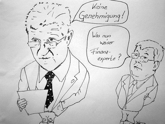 Karikatur (Foto: H. Buntfu&szlig;)