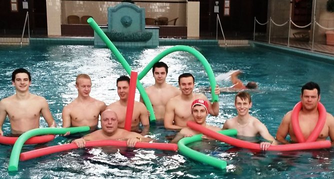 Vorbereitung im Wasser (Foto: privat)