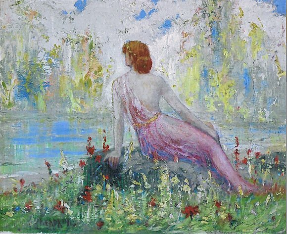 Kundry am Zaubersee - im Heringer Schloss geht es am Wochenende um Parzival und die Suche nach dem Heiligen Gral (Foto: Heidelore Kneffel)