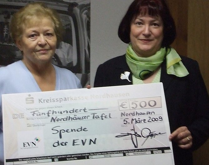 EVN bei der Tafel in Nordhausen (Foto: EVN) EVN bei der Tafel in Nordhausen (Foto: EVN)