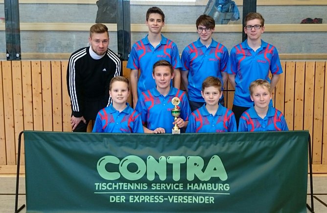 Der Weg nach Berlin ist frei  - in Friedrichsroda dominierte das Tischtennis-Team des Bleicher&ouml;der Schillergymnasiums (Foto: Schiller Gymnasium Bleicherode)