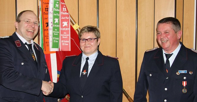 Erste Frau als Wehrführer (Foto: privat) Erste Frau als Wehrführer (Foto: privat)