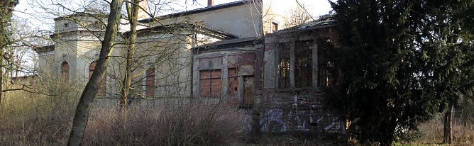 Die Villa am Lindenhof - Innen "arbeitet" der Schwamm (Foto: nnz)
