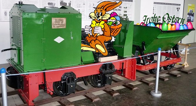 Osterlok im IFA Museum Nordhausen (Foto: IFA-Museum Nordhausen) Osterlok im IFA Museum Nordhausen (Foto: IFA-Museum Nordhausen)