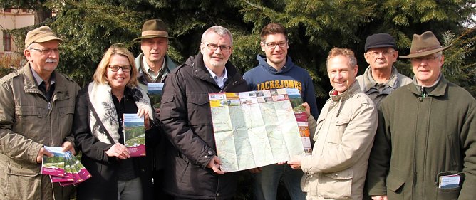 Neue Karte f&uuml;r den Naturpark (Foto: J. Piper)