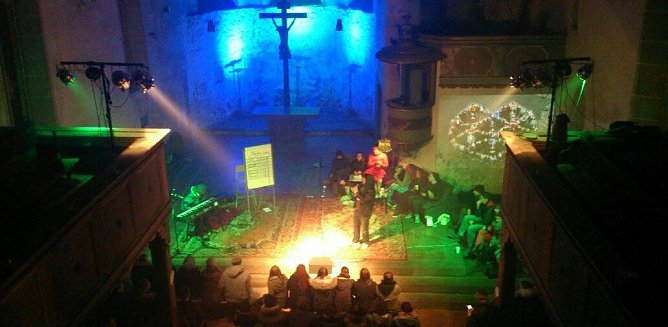 Slam in der Altendorfer Kirche (Foto: privat)