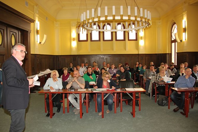 Die Nordhäuser Demokratiekonferenz am gestrigen Abend war gut besucht (Foto: Jessica Pieper) Die Nordhäuser Demokratiekonferenz am gestrigen Abend war gut besucht (Foto: Jessica Pieper)