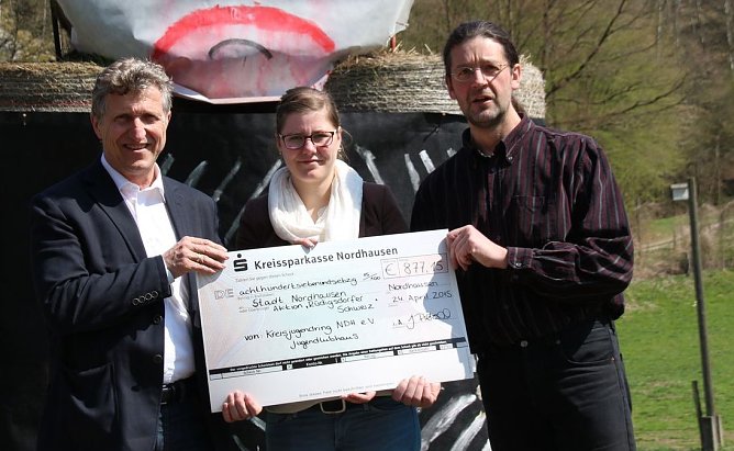 Spende übergeben (Foto: P. Grabe|Stadtverwaltung Nordhausen) Spende übergeben (Foto: P. Grabe|Stadtverwaltung Nordhausen)