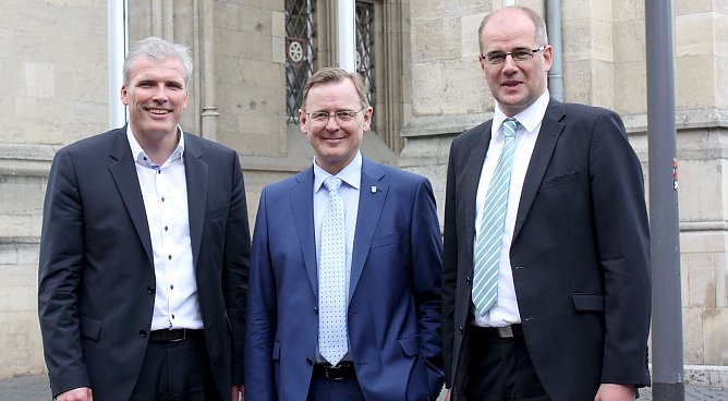 Bausewein, Ramelow und Jendricke (von links) (Foto: privat)