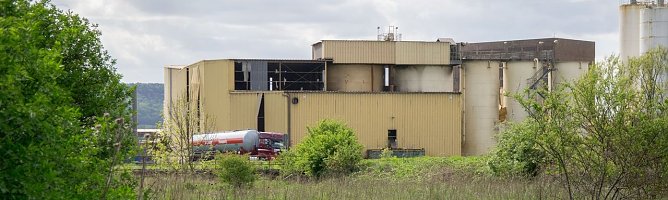 Explosion in Bleicherode (Foto: Leser)