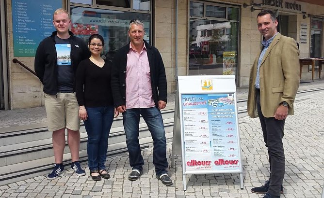 Neues NUV-Mitglied begr&uuml;&szlig;t (Foto: NUV)