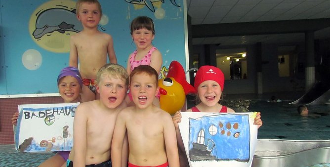 Bild mitgebracht, kostenlos geplanscht (Foto: Badehaus Nordhausen GmbH)