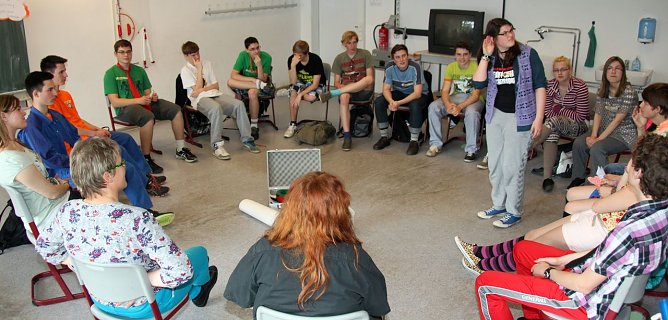 Rollenspiele geh&ouml;ren zum Pr&auml;ventionsprojekt (Foto: J. Piper)