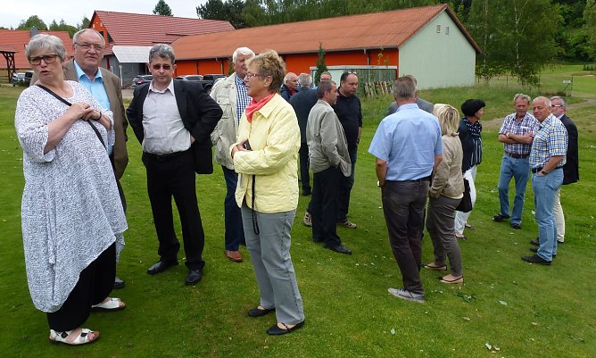 Besuch auf dem Golfplatz Neustadt (Foto: privat)